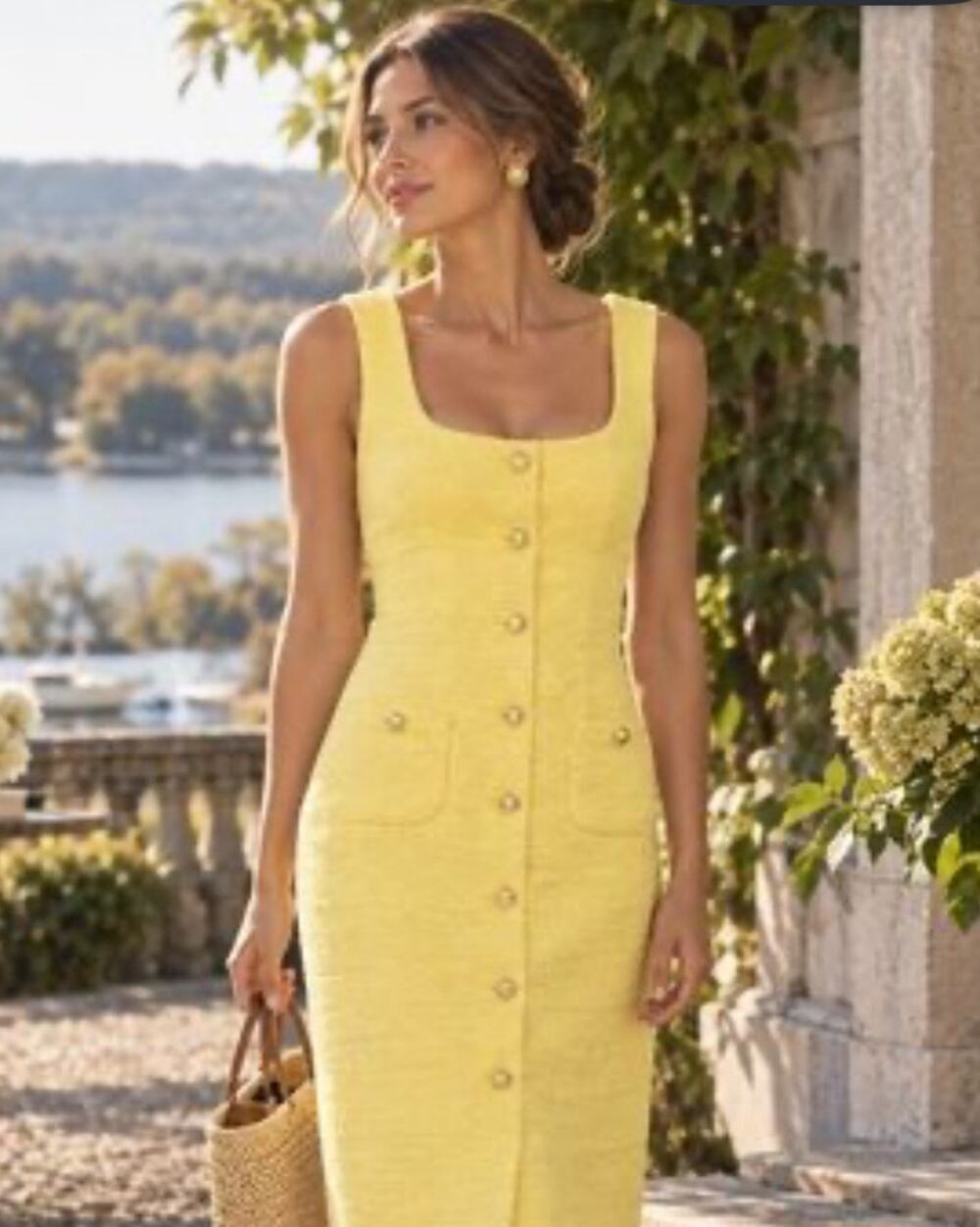 J.Crew Women’s Sophia Sleeveless Midi Dress in Tweed  Size 4